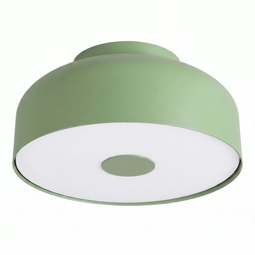Lampa sufitowa okrągła Omiq 4xE27 szałwiowa