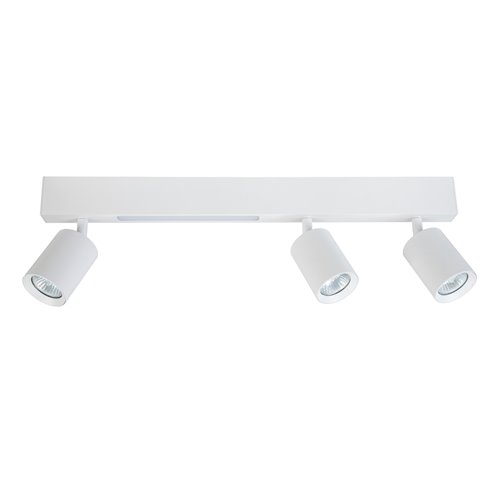 Kinkiet liniowy LED 5W + trzy reflektory GU10 - biały