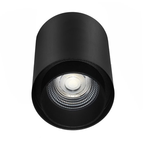 Tuba sufitowa LED Box CCT IP44 8W 680lm okrągła czarna