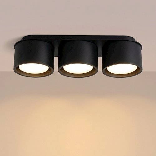 Lampa sufitowa potrójna tuba Modo 3xGx53 czarna