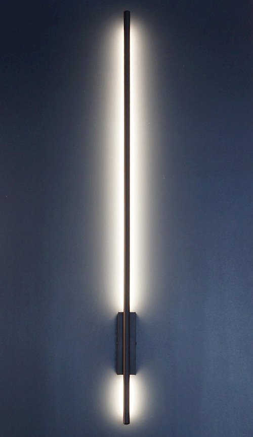 Kinkiet liniowy okrągły LUNA 12W 90cm IP54 neutralny