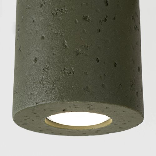 Oprawa natynkowa Orbis beton 1xGU10 zielony oliwkowy