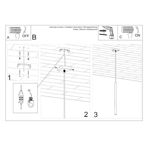 Lampa wisząca pojedyncza tuba Pastelo 1xG9 beżowa