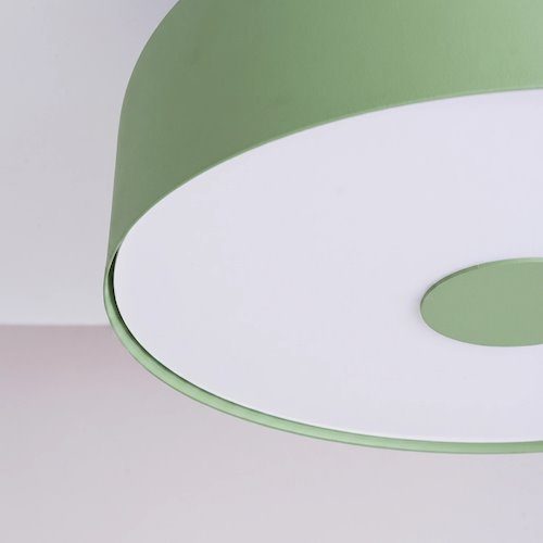 Lampa sufitowa okrągła Omiq 4xE27 szałwiowa