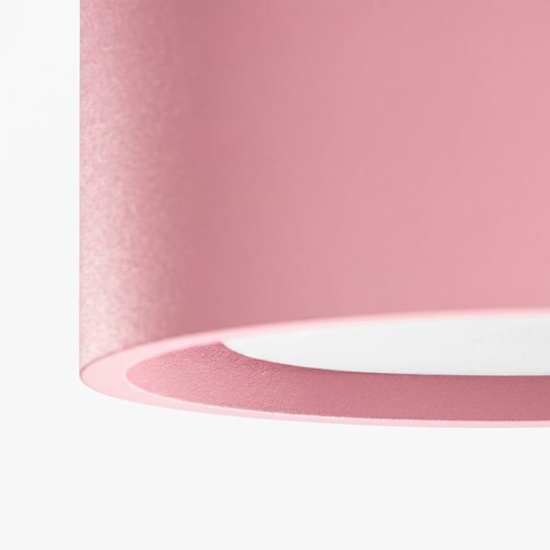 Lampa sufitowa potrójna tuba Modo 3xGx53 różowa