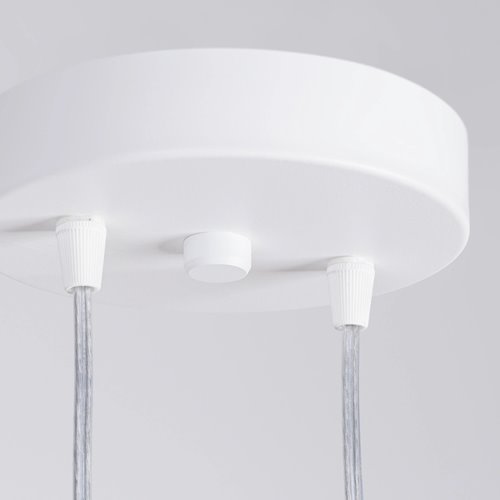 Lampa wisząca podwójna Lagos 2xGU10 okrągła biała