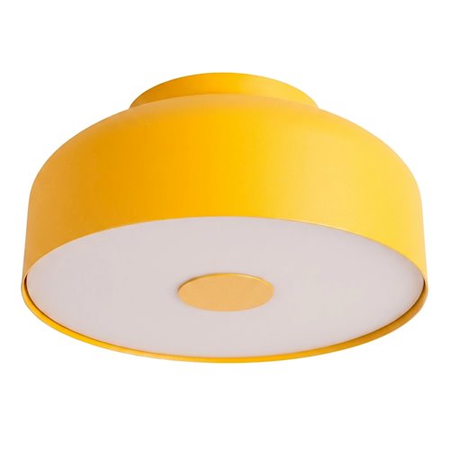 Lampa sufitowa okrągła Omiq 4xE27 żółta