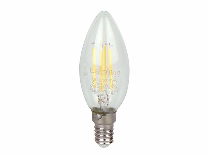 Żarówka LED E14 świeczka Filament Lite 6W 720lm Neutralna