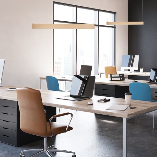 Lampa wisząca liniowa Linea 36W 120cm CRI90 CCT złota