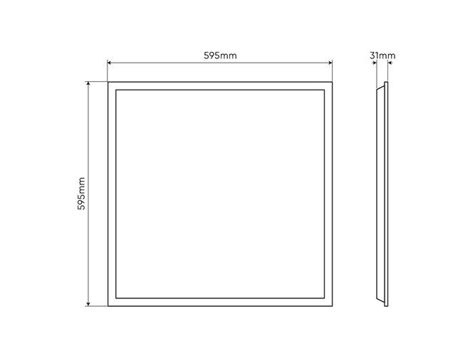 Panel LED 60x60 Backlit Lite 36W 3600lm - Neutralny