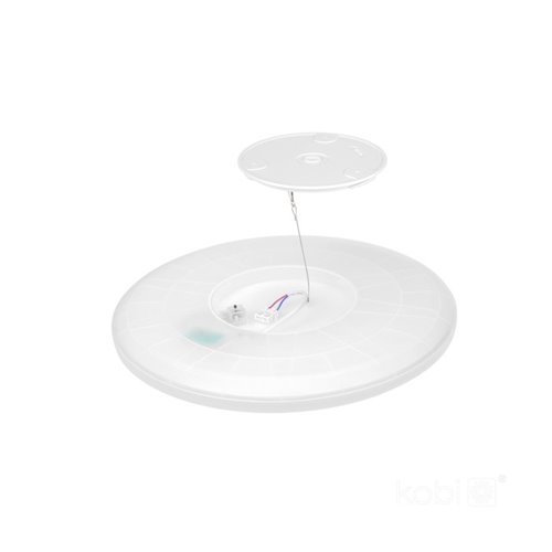 Plafon LED IP54 czarny okrągły Slim 12W CCT z czujnikiem