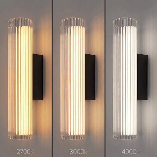 Kinkiet ścienny liniowy LED 6W 3CCT 30cm akryl czarny