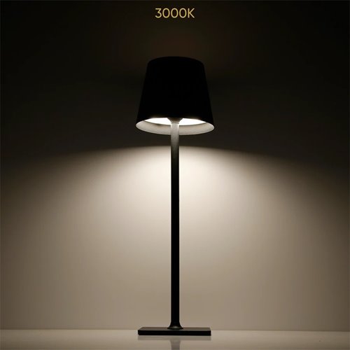 Lampa stołowa LED 4w1 3,5W 400lm CCT czarna 2x2000mAh