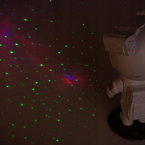 Lampka LED dla dzieci projektor gwiazd Astronauta 23cm