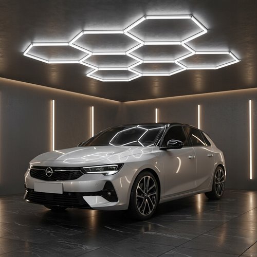 Lampa LED Hexagon 8L CRI90 315x301cm 350W 6500K