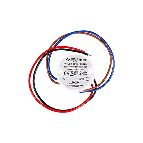 Zasilacz LED 24V do puszki 25W 1.04A IP67
