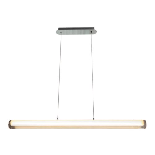 Lampa wisząca liniowa LED akrylowa 16W 3CCT 90cm chrom