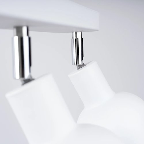 Lampa sufitowa z reflektorami Elba 3xE27 biała