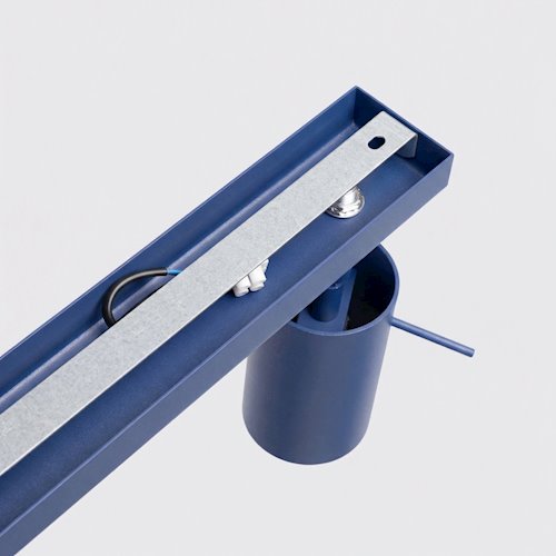 Kinkiet listwa z reflektorami Ring 6xGU10 ultramarynowy