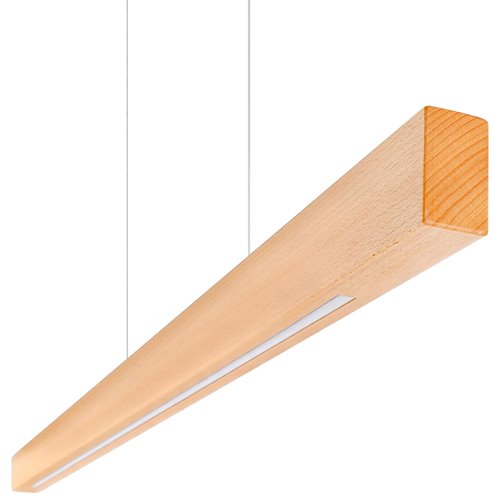 Lampa liniowa wisząca Fresto 24W drewniana 90cm 4000K