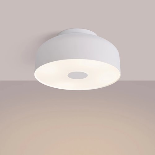 Lampa sufitowa okrągła Omiq 4xE27 biała
