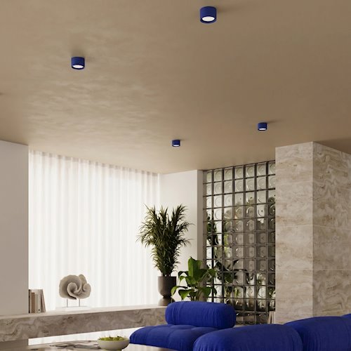 Lampa sufitowa tuba Modo 1xGx53 ultramarynowa