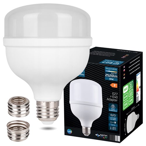 Żarówka LED uliczna 27W E40 KENLY SMD Samsung 4500lm - biała dzienna