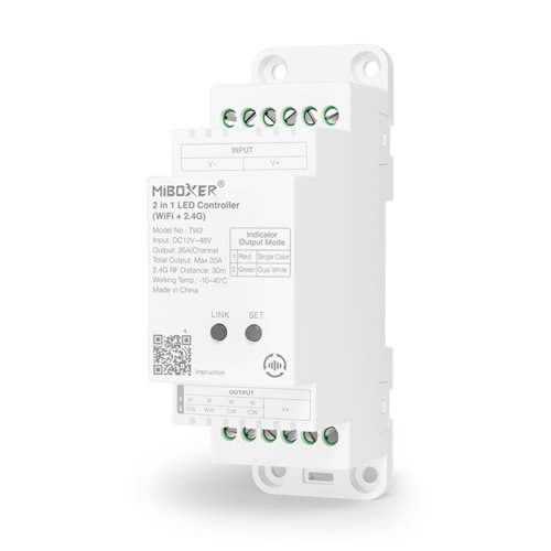 Mi-Light TW2 sterownik LED Wi-Fi 2w1 na szynę DIN