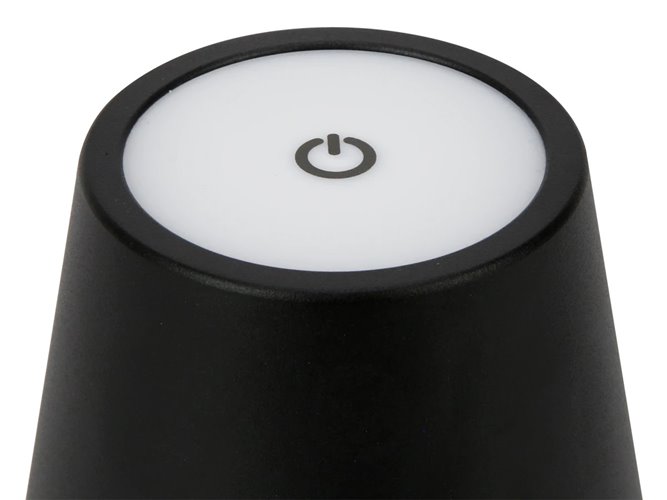 Lampa stołowa LED 4w1 3,5W 400lm CCT czarna 2x2000mAh