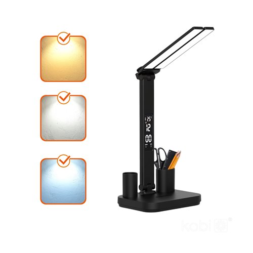 Lampka biurkowa LED Noblite Duo 5W 3CCT czarna