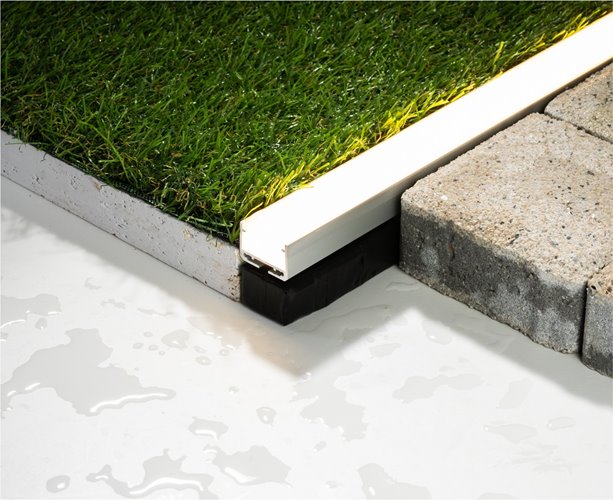 Oprawa liniowa LED IP68 Garden srebrna 3000K 2m