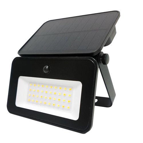 Halogen / naświetlacz LED 10W 850lm SMD IP65 szary z czujnikiem ruchu PIR - biała dzienna