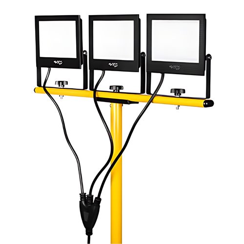 Naświetlacze LED na statywie 3x50W 12000lm 4500K
