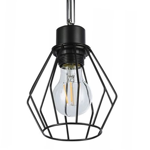 Lampa sufitowa 3xE27 Otis listwa czarna