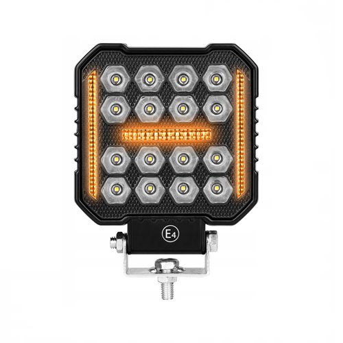 Lampa robocza LED 10-60V 50W 16xLED 3800lm + ostrzegawcza