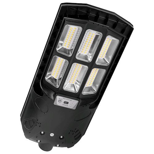 Lampa uliczna LED solarna REX 3300lm z czujnikiem i pilotem 3CCT