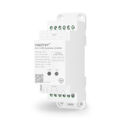 Mi-Light TR2 sterownik LED 2w1 na szynę DIN