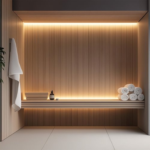 Taśma LED 24V COB IP68 Sauna Line 10W 480 LED Neutralna 5m