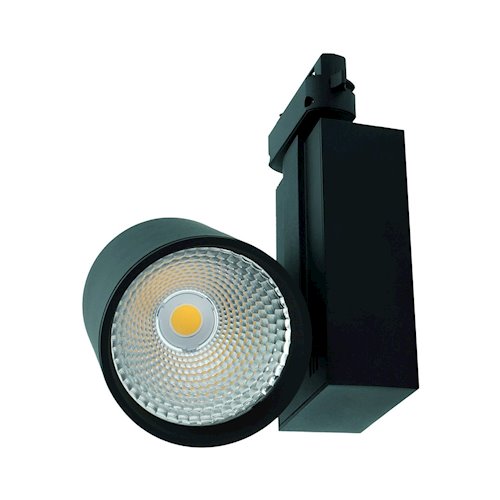 Reflektor szynowy LED 1-faza 30W 2900lm CRI90 4000K czarny