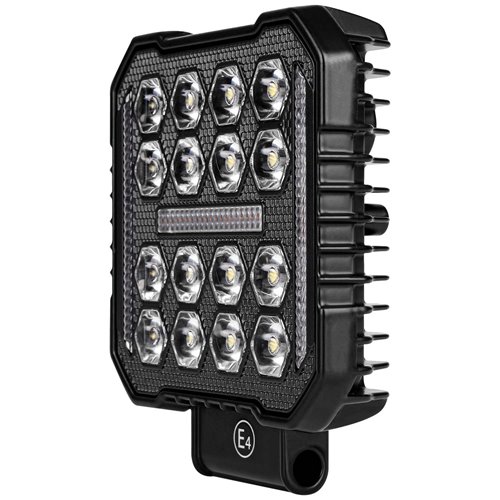 Lampa robocza LED 10-60V 50W 16xLED 3800lm + ostrzegawcza