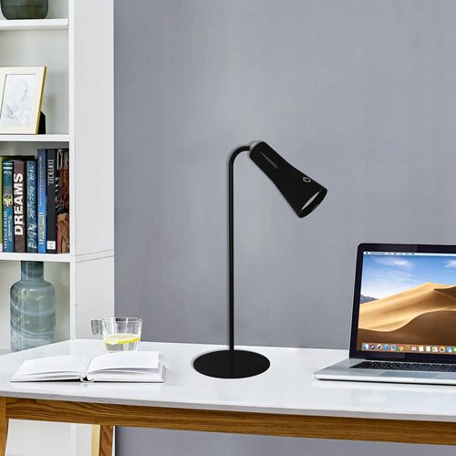 Lampka biurkowa LED Magna 5W czarna z akumulatorem