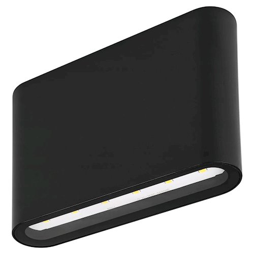 Kinkiet elewacyjny LED góra-dół Mini Gianto 6W czarny