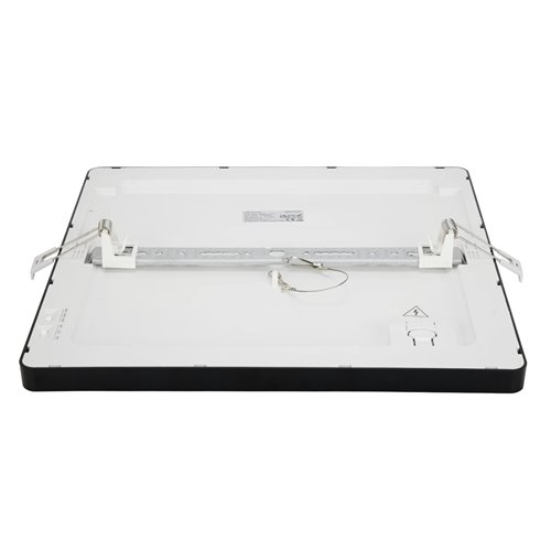 Panel LED o mocy 16W okrągły, podtynkowy, szklany z serii GLASS - biała  ciepła