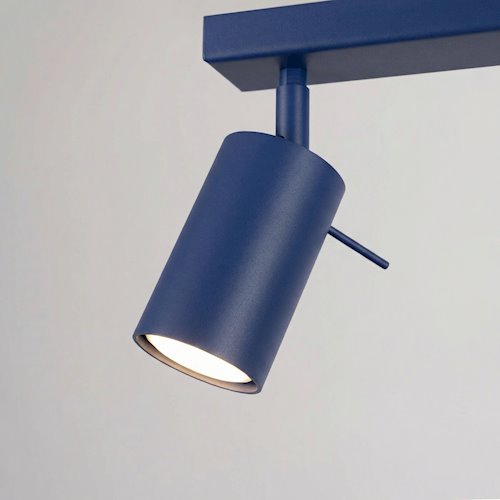 Kinkiet listwa z reflektorami Ring 2xGU10 ultramarynowy