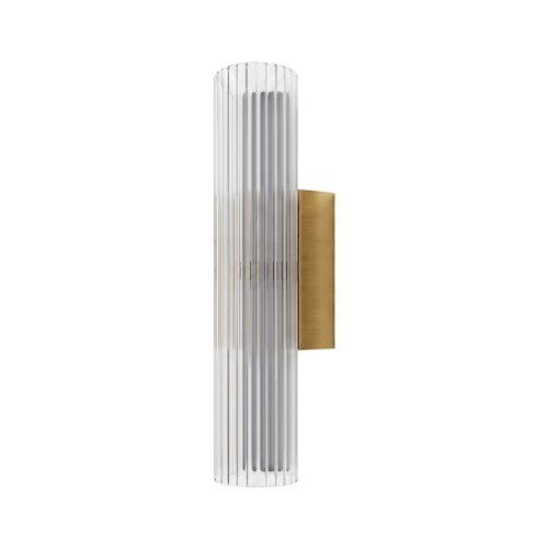 Kinkiet ścienny pionowy LED 6W 3CCT 30cm akryl złoty