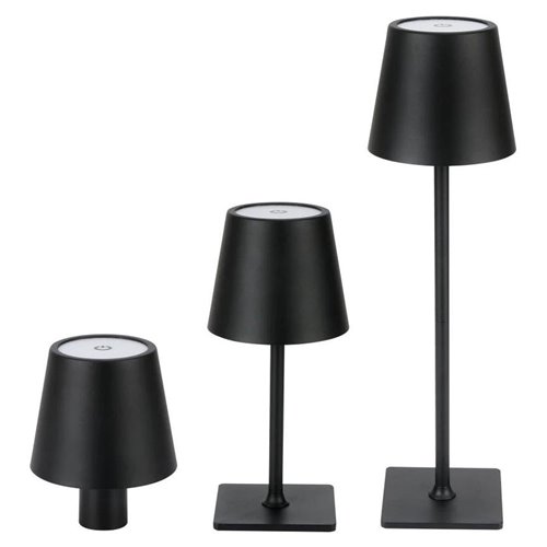 Lampa stołowa LED 4w1 3,5W 400lm CCT czarna 2x2000mAh