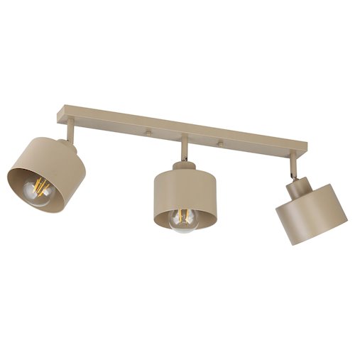 Lampa sufitowa Loft 3xE27 Elena listwa beżowa