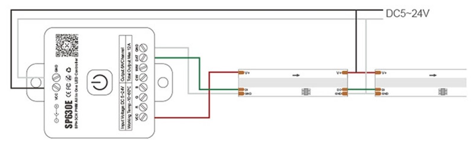 Sterownik LED Cyfrowy RGB-RGBW RF Bluetooth