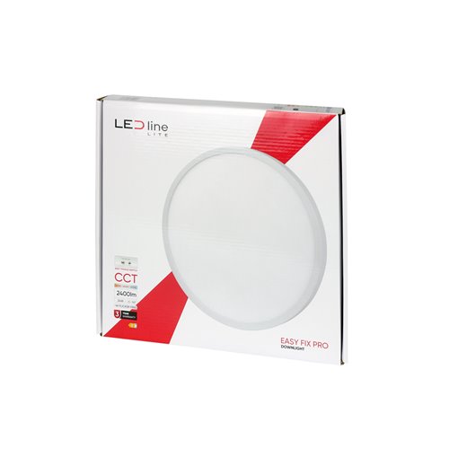 okrągły panel LED 24W easyfix barwa ciepła