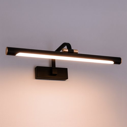 Kinkiet LED nad lustro Vinci 15W 60cm czarny 4000K